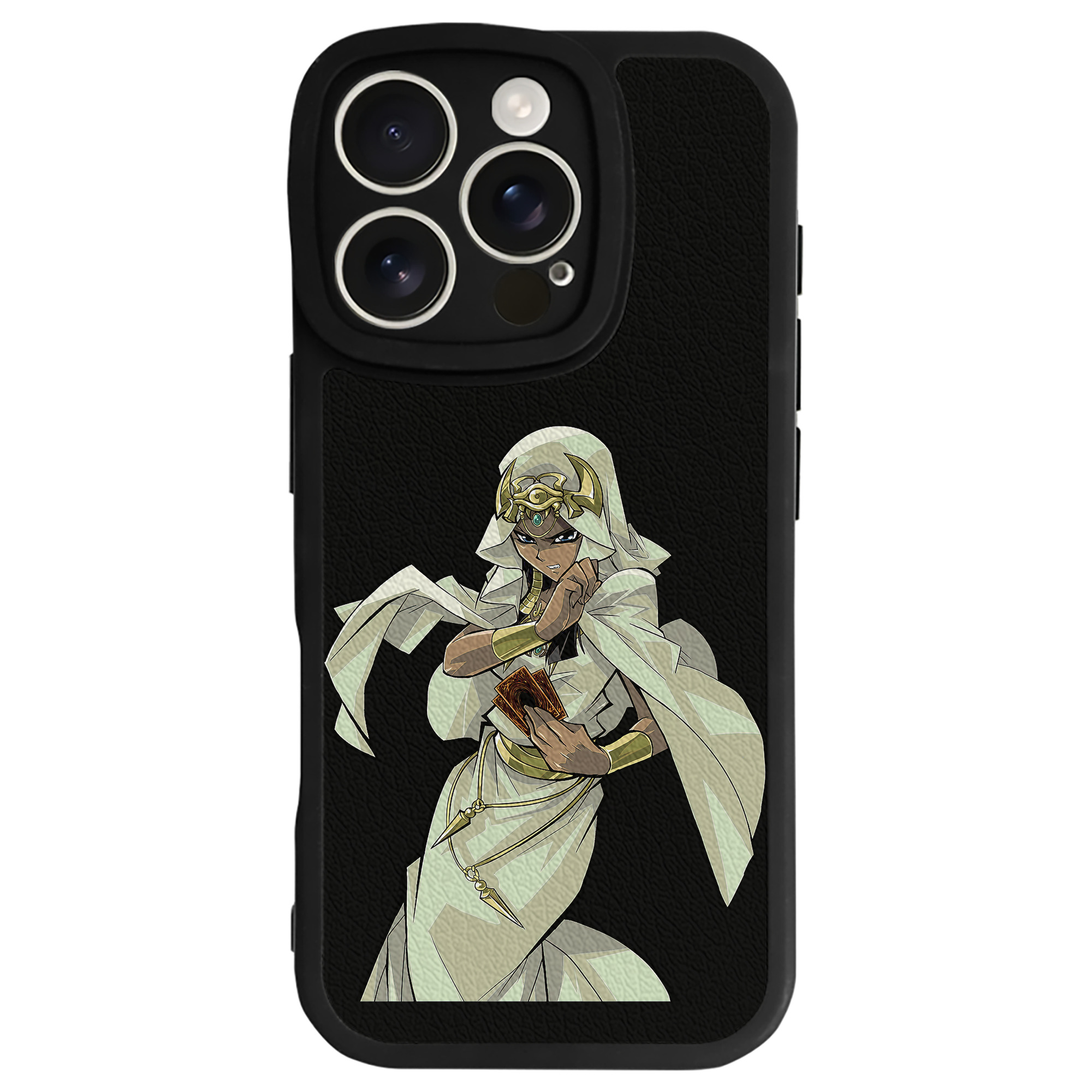 （画像用） 遊☆戯☆王 Yu-Gi-Oh! 【iPhone 16シリーズ対応】シリコンスマホケース（レザー調） 材質：シリコン